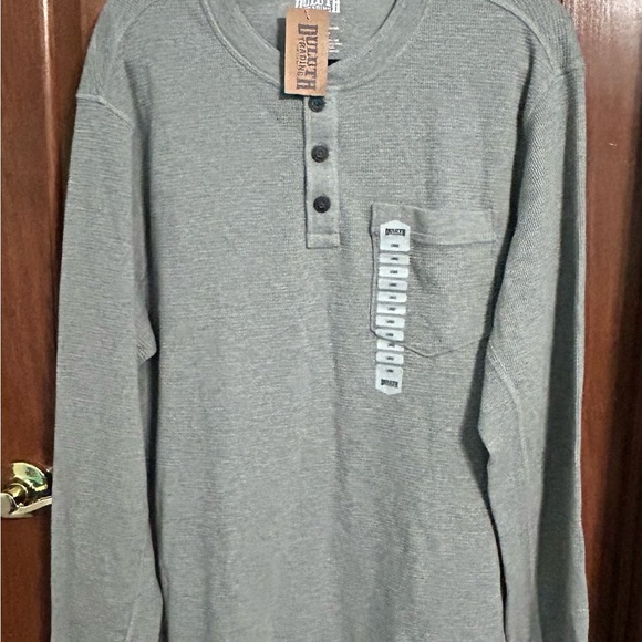 Duluth Trading Co. Thermal Henley Men’s Size Large New With Tags - Picture 1 of 2